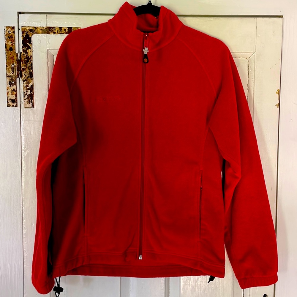 Red Columbia zip up Fleece! Excellent condition!